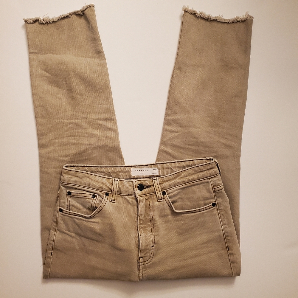 Topshop Straight Leg Jeans
